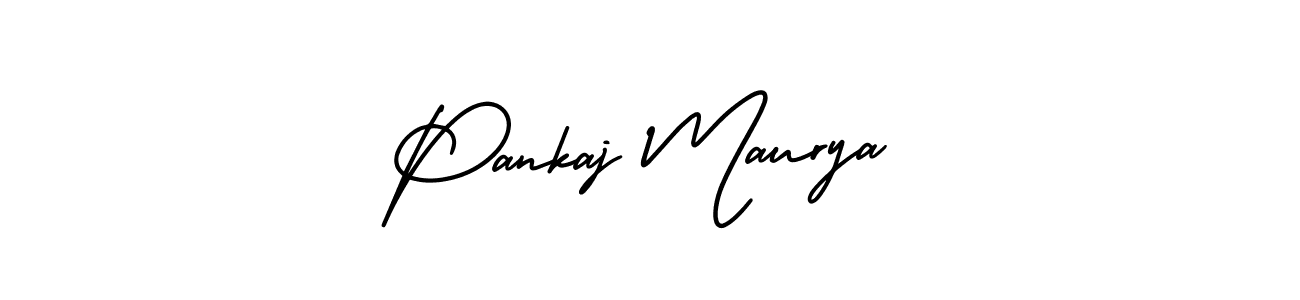 How to make Pankaj Maurya signature? AmerikaSignatureDemo-Regular is a professional autograph style. Create handwritten signature for Pankaj Maurya name. Pankaj Maurya signature style 3 images and pictures png