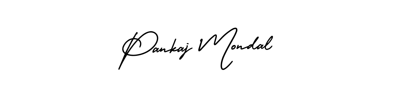 How to Draw Pankaj Mondal signature style? AmerikaSignatureDemo-Regular is a latest design signature styles for name Pankaj Mondal. Pankaj Mondal signature style 3 images and pictures png