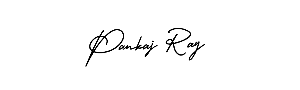 How to make Pankaj Ray name signature. Use AmerikaSignatureDemo-Regular style for creating short signs online. This is the latest handwritten sign. Pankaj Ray signature style 3 images and pictures png