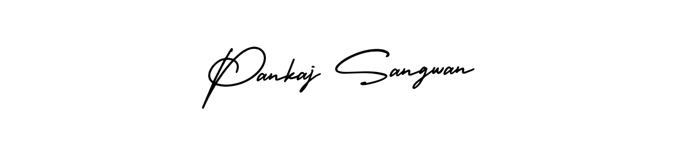 The best way (AmerikaSignatureDemo-Regular) to make a short signature is to pick only two or three words in your name. The name Pankaj Sangwan include a total of six letters. For converting this name. Pankaj Sangwan signature style 3 images and pictures png