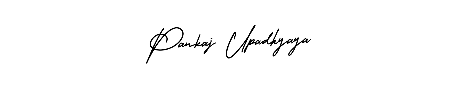 Pankaj Upadhyaya stylish signature style. Best Handwritten Sign (AmerikaSignatureDemo-Regular) for my name. Handwritten Signature Collection Ideas for my name Pankaj Upadhyaya. Pankaj Upadhyaya signature style 3 images and pictures png