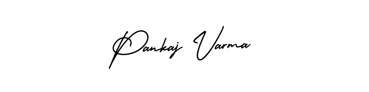 How to make Pankaj Varma name signature. Use AmerikaSignatureDemo-Regular style for creating short signs online. This is the latest handwritten sign. Pankaj Varma signature style 3 images and pictures png