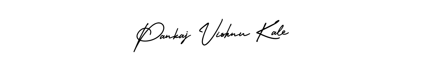 Create a beautiful signature design for name Pankaj Vishnu Kale. With this signature (AmerikaSignatureDemo-Regular) fonts, you can make a handwritten signature for free. Pankaj Vishnu Kale signature style 3 images and pictures png