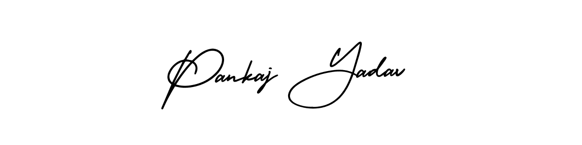 Design your own signature with our free online signature maker. With this signature software, you can create a handwritten (AmerikaSignatureDemo-Regular) signature for name Pankaj Yadav. Pankaj Yadav signature style 3 images and pictures png