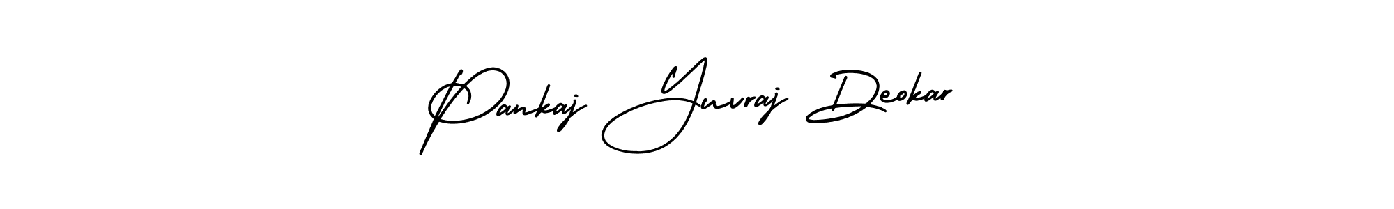 Use a signature maker to create a handwritten signature online. With this signature software, you can design (AmerikaSignatureDemo-Regular) your own signature for name Pankaj Yuvraj Deokar. Pankaj Yuvraj Deokar signature style 3 images and pictures png