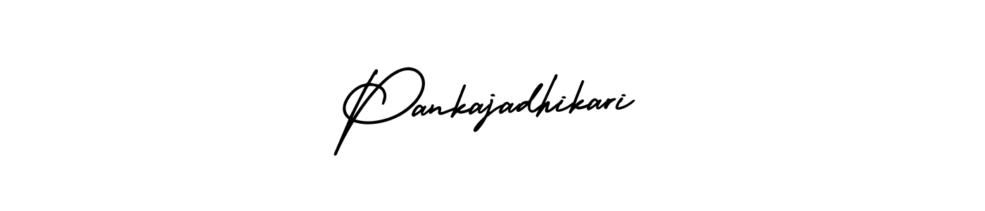 How to make Pankajadhikari signature? AmerikaSignatureDemo-Regular is a professional autograph style. Create handwritten signature for Pankajadhikari name. Pankajadhikari signature style 3 images and pictures png