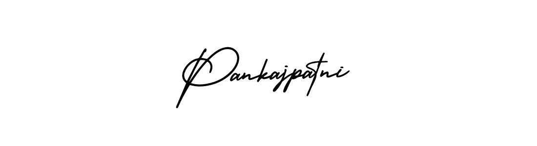 Pankajpatni stylish signature style. Best Handwritten Sign (AmerikaSignatureDemo-Regular) for my name. Handwritten Signature Collection Ideas for my name Pankajpatni. Pankajpatni signature style 3 images and pictures png