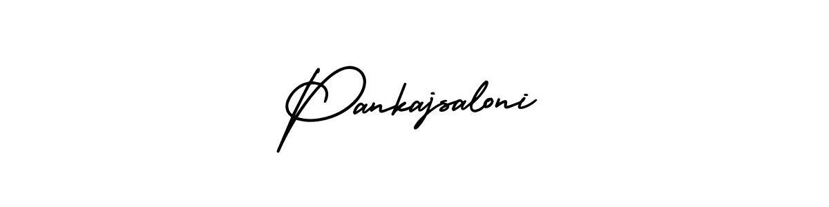 if you are searching for the best signature style for your name Pankajsaloni. so please give up your signature search. here we have designed multiple signature styles  using AmerikaSignatureDemo-Regular. Pankajsaloni signature style 3 images and pictures png