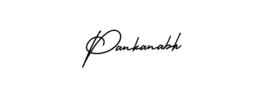 It looks lik you need a new signature style for name Pankanabh. Design unique handwritten (AmerikaSignatureDemo-Regular) signature with our free signature maker in just a few clicks. Pankanabh signature style 3 images and pictures png