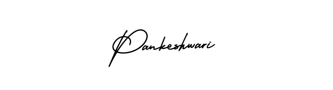 Make a beautiful signature design for name Pankeshwari. With this signature (AmerikaSignatureDemo-Regular) style, you can create a handwritten signature for free. Pankeshwari signature style 3 images and pictures png