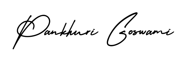 Turn your name Pankhuri Goswami into a signature brand with AmerikaSignatureDemo-Regular styling. Download in standard PNG or transparent format anytime. Pankhuri Goswami signature style 3 images and pictures png