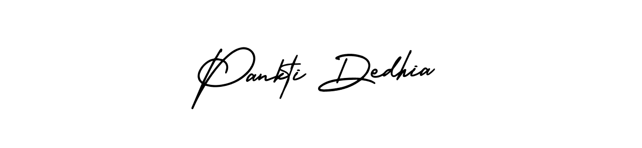 Also we have Pankti Dedhia name is the best signature style. Create professional handwritten signature collection using AmerikaSignatureDemo-Regular autograph style. Pankti Dedhia signature style 3 images and pictures png