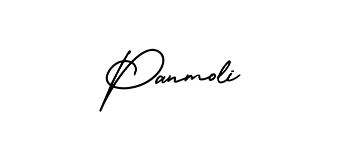 AmerikaSignatureDemo-Regular is a professional signature style that is perfect for those who want to add a touch of class to their signature. It is also a great choice for those who want to make their signature more unique. Get Panmoli name to fancy signature for free. Panmoli signature style 3 images and pictures png