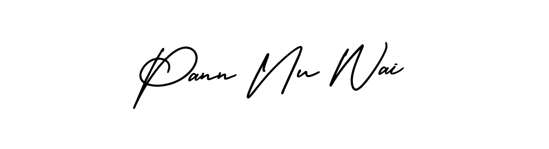 Here are the top 10 professional signature styles for the name Pann Nu Wai. These are the best autograph styles you can use for your name. Pann Nu Wai signature style 3 images and pictures png