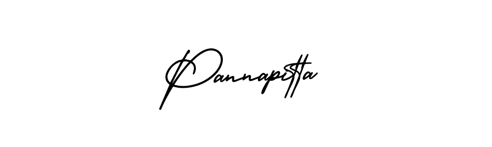 Use a signature maker to create a handwritten signature online. With this signature software, you can design (AmerikaSignatureDemo-Regular) your own signature for name Pannapitta. Pannapitta signature style 3 images and pictures png