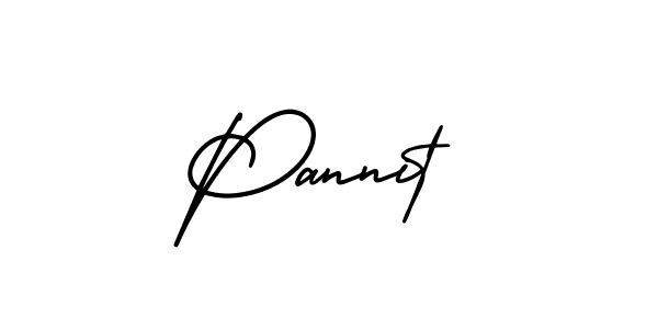 Make a beautiful signature design for name Pannit. Use this online signature maker to create a handwritten signature for free. Pannit signature style 3 images and pictures png