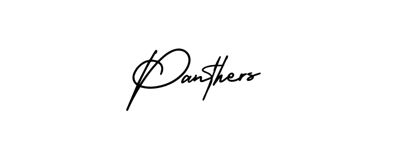 The best way (AmerikaSignatureDemo-Regular) to make a short signature is to pick only two or three words in your name. The name Panthers include a total of six letters. For converting this name. Panthers signature style 3 images and pictures png