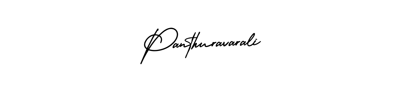 Use a signature maker to create a handwritten signature online. With this signature software, you can design (AmerikaSignatureDemo-Regular) your own signature for name Panthuravarali. Panthuravarali signature style 3 images and pictures png