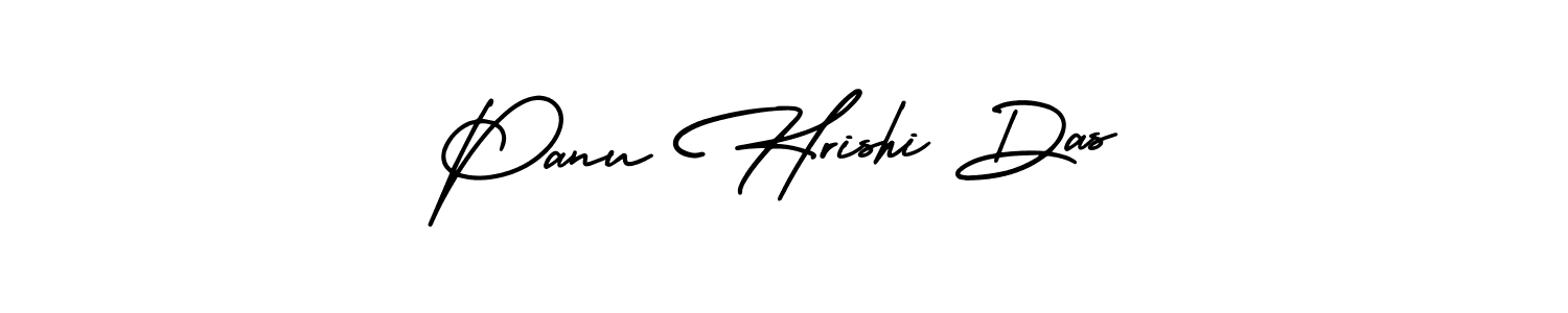 Also You can easily find your signature by using the search form. We will create Panu Hrishi Das name handwritten signature images for you free of cost using AmerikaSignatureDemo-Regular sign style. Panu Hrishi Das signature style 3 images and pictures png