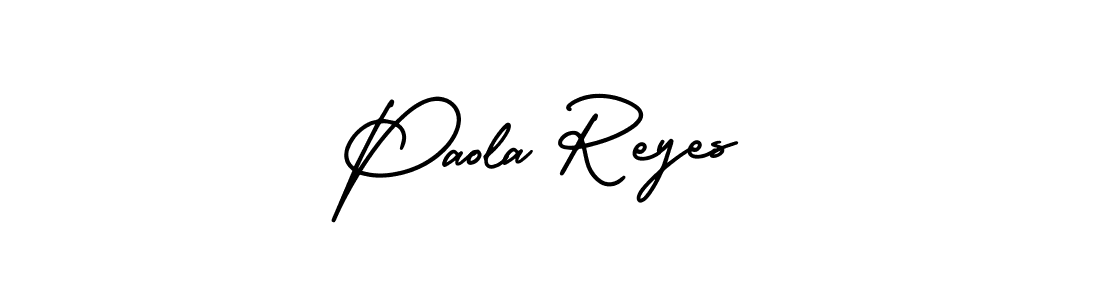 if you are searching for the best signature style for your name Paola Reyes. so please give up your signature search. here we have designed multiple signature styles  using AmerikaSignatureDemo-Regular. Paola Reyes signature style 3 images and pictures png