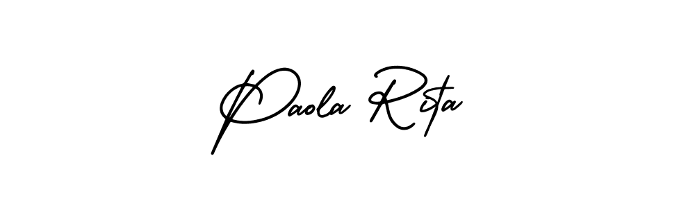 Also we have Paola Rita name is the best signature style. Create professional handwritten signature collection using AmerikaSignatureDemo-Regular autograph style. Paola Rita signature style 3 images and pictures png