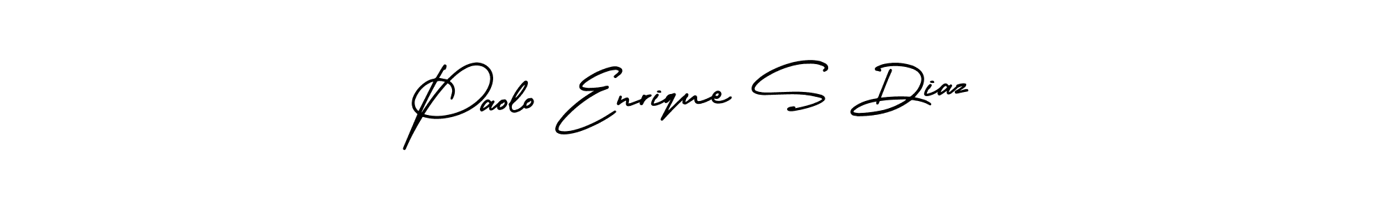 Make a short Paolo Enrique S Diaz signature style. Manage your documents anywhere anytime using AmerikaSignatureDemo-Regular. Create and add eSignatures, submit forms, share and send files easily. Paolo Enrique S Diaz signature style 3 images and pictures png