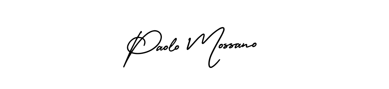 It looks lik you need a new signature style for name Paolo Mossano. Design unique handwritten (AmerikaSignatureDemo-Regular) signature with our free signature maker in just a few clicks. Paolo Mossano signature style 3 images and pictures png