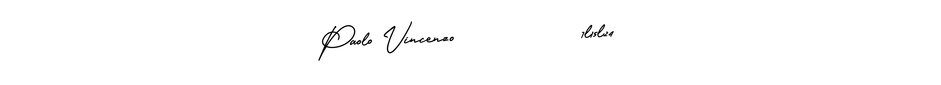 You should practise on your own different ways (AmerikaSignatureDemo-Regular) to write your name (Paolo Vincenzo            7l15l24) in signature. don't let someone else do it for you. Paolo Vincenzo            7l15l24 signature style 3 images and pictures png