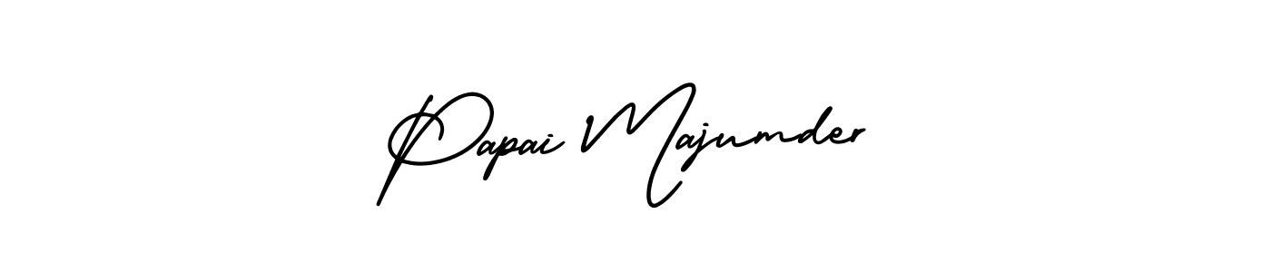 See photos of Papai Majumder official signature by Spectra . Check more albums & portfolios. Read reviews & check more about AmerikaSignatureDemo-Regular font. Papai Majumder signature style 3 images and pictures png