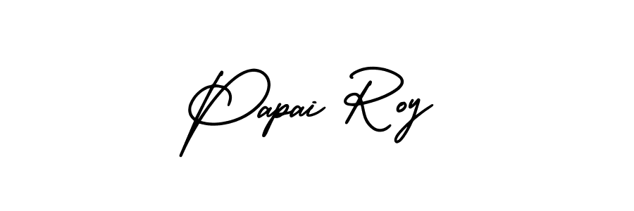 How to Draw Papai Roy signature style? AmerikaSignatureDemo-Regular is a latest design signature styles for name Papai Roy. Papai Roy signature style 3 images and pictures png