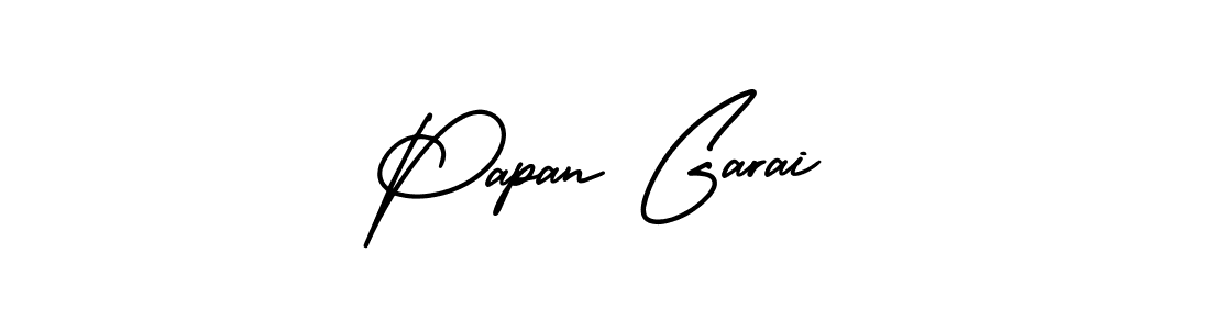 Papan Garai stylish signature style. Best Handwritten Sign (AmerikaSignatureDemo-Regular) for my name. Handwritten Signature Collection Ideas for my name Papan Garai. Papan Garai signature style 3 images and pictures png