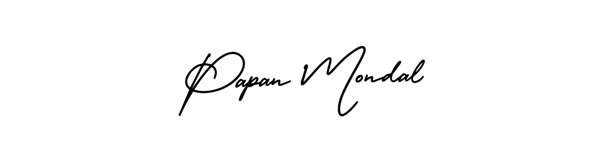 Check out images of Autograph of Papan Mondal name. Actor Papan Mondal Signature Style. AmerikaSignatureDemo-Regular is a professional sign style online. Papan Mondal signature style 3 images and pictures png