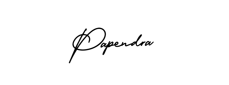 Make a short Papendra signature style. Manage your documents anywhere anytime using AmerikaSignatureDemo-Regular. Create and add eSignatures, submit forms, share and send files easily. Papendra signature style 3 images and pictures png