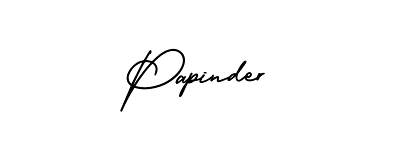 Check out images of Autograph of Papinder name. Actor Papinder Signature Style. AmerikaSignatureDemo-Regular is a professional sign style online. Papinder signature style 3 images and pictures png