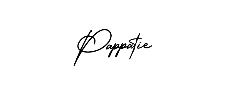 AmerikaSignatureDemo-Regular is a professional signature style that is perfect for those who want to add a touch of class to their signature. It is also a great choice for those who want to make their signature more unique. Get Pappatie name to fancy signature for free. Pappatie signature style 3 images and pictures png