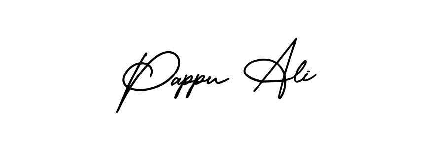 Similarly AmerikaSignatureDemo-Regular is the best handwritten signature design. Signature creator online .You can use it as an online autograph creator for name Pappu Ali. Pappu Ali signature style 3 images and pictures png