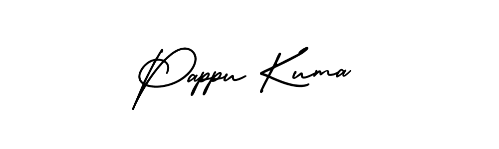 How to make Pappu Kuma signature? AmerikaSignatureDemo-Regular is a professional autograph style. Create handwritten signature for Pappu Kuma name. Pappu Kuma signature style 3 images and pictures png