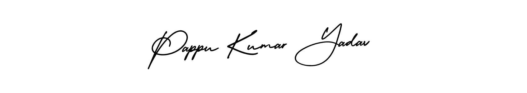 How to make Pappu Kumar Yadav name signature. Use AmerikaSignatureDemo-Regular style for creating short signs online. This is the latest handwritten sign. Pappu Kumar Yadav signature style 3 images and pictures png