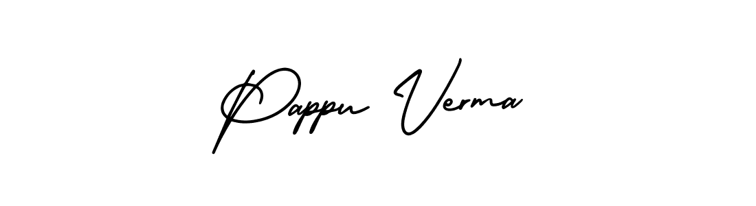 Make a beautiful signature design for name Pappu Verma. Use this online signature maker to create a handwritten signature for free. Pappu Verma signature style 3 images and pictures png