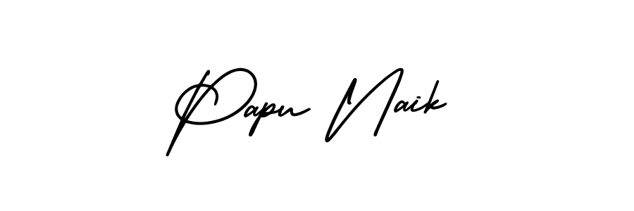 How to Draw Papu Naik signature style? AmerikaSignatureDemo-Regular is a latest design signature styles for name Papu Naik. Papu Naik signature style 3 images and pictures png