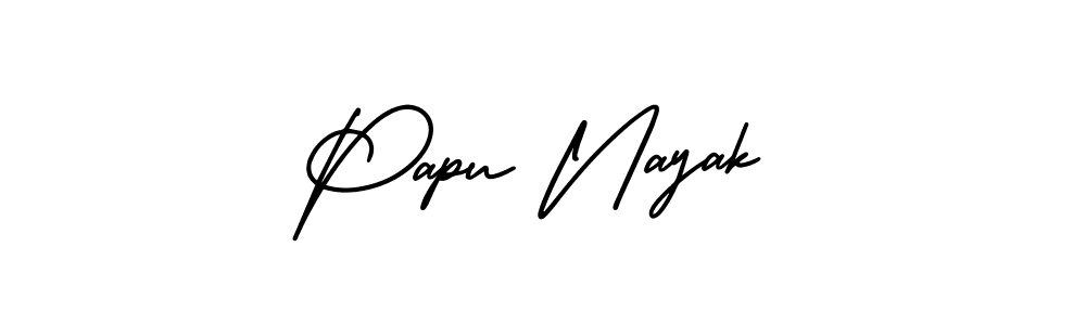 Design your own signature with our free online signature maker. With this signature software, you can create a handwritten (AmerikaSignatureDemo-Regular) signature for name Papu Nayak. Papu Nayak signature style 3 images and pictures png