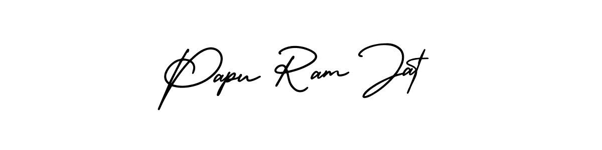 Make a beautiful signature design for name Papu Ram Jat. With this signature (AmerikaSignatureDemo-Regular) style, you can create a handwritten signature for free. Papu Ram Jat signature style 3 images and pictures png