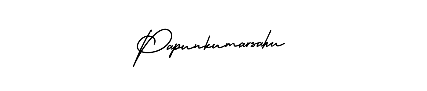 Also You can easily find your signature by using the search form. We will create Papunkumarsahu name handwritten signature images for you free of cost using AmerikaSignatureDemo-Regular sign style. Papunkumarsahu signature style 3 images and pictures png