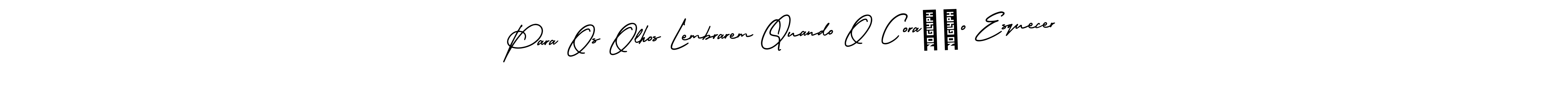 How to make Para Os Olhos Lembrarem Quando O Coração Esquecer signature? AmerikaSignatureDemo-Regular is a professional autograph style. Create handwritten signature for Para Os Olhos Lembrarem Quando O Coração Esquecer name. Para Os Olhos Lembrarem Quando O Coração Esquecer signature style 3 images and pictures png