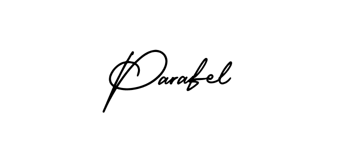 Design your own signature with our free online signature maker. With this signature software, you can create a handwritten (AmerikaSignatureDemo-Regular) signature for name Parafel. Parafel signature style 3 images and pictures png