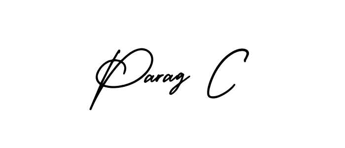 Make a short Parag C signature style. Manage your documents anywhere anytime using AmerikaSignatureDemo-Regular. Create and add eSignatures, submit forms, share and send files easily. Parag C signature style 3 images and pictures png