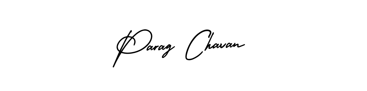 Design your own signature with our free online signature maker. With this signature software, you can create a handwritten (AmerikaSignatureDemo-Regular) signature for name Parag Chavan. Parag Chavan signature style 3 images and pictures png