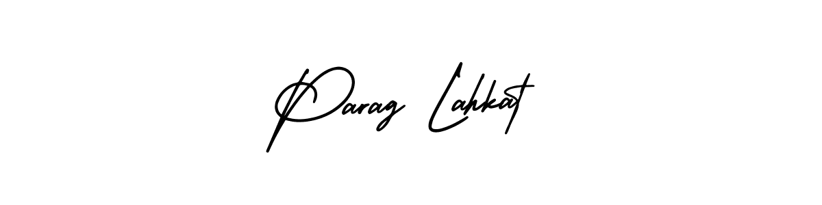 Design your own signature with our free online signature maker. With this signature software, you can create a handwritten (AmerikaSignatureDemo-Regular) signature for name Parag Lahkat. Parag Lahkat signature style 3 images and pictures png