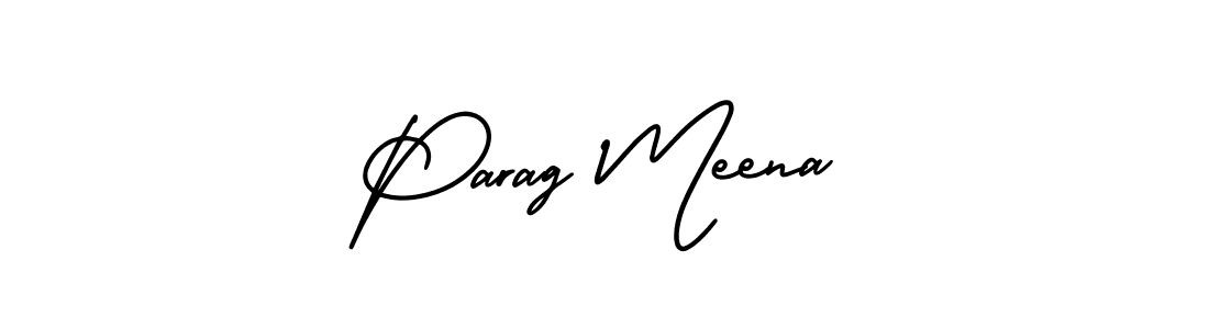 Also You can easily find your signature by using the search form. We will create Parag Meena name handwritten signature images for you free of cost using AmerikaSignatureDemo-Regular sign style. Parag Meena signature style 3 images and pictures png
