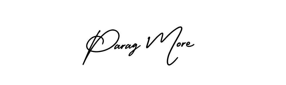 Make a short Parag More signature style. Manage your documents anywhere anytime using AmerikaSignatureDemo-Regular. Create and add eSignatures, submit forms, share and send files easily. Parag More signature style 3 images and pictures png